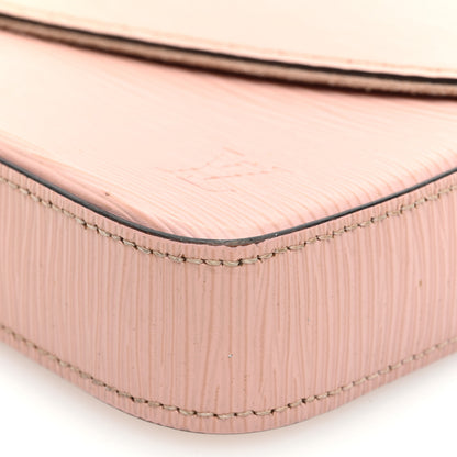 Louis Vuitton Epi Pochette Felicie Rose Ballerine 10 of 14