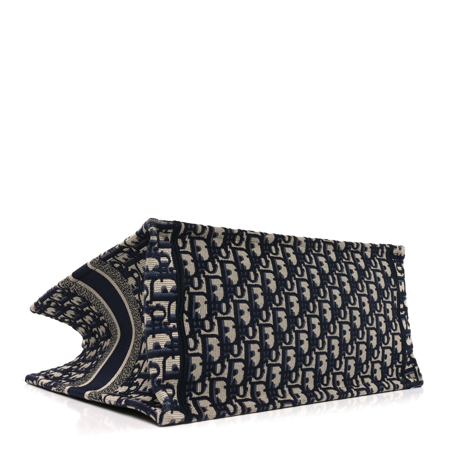 Oblique Medium Book Tote Blue Multicolor