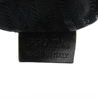Prada Nappa Ruffle Bag Black 8 of 9
