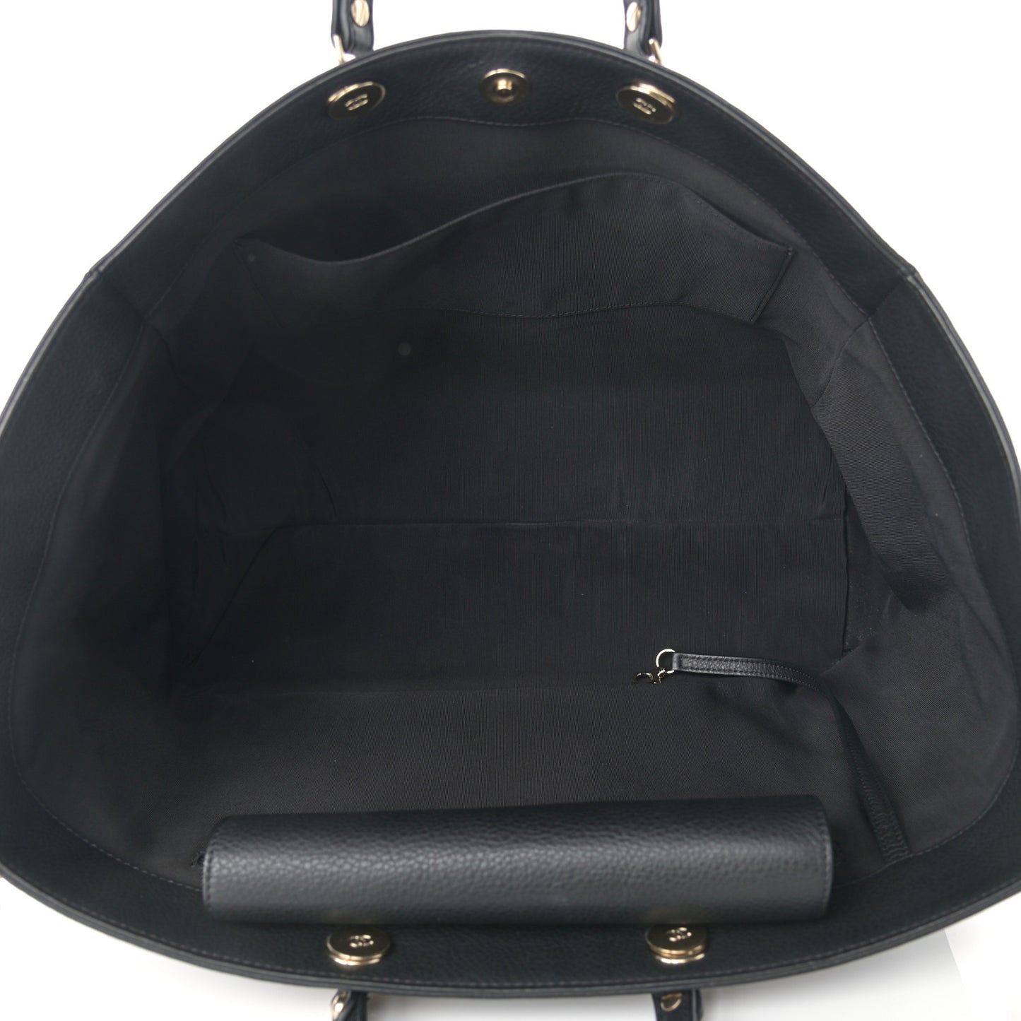 Bullskin Stitched Large Shopping Bag Black