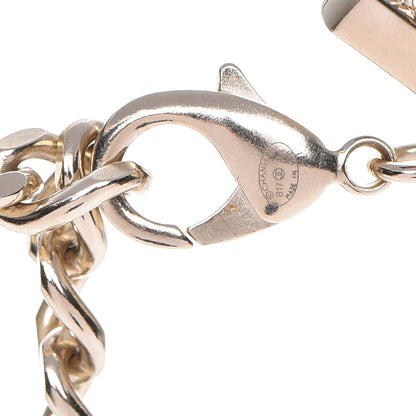 Chanel Pearl CC Chain Choker Necklace Black Gold 5 of 6