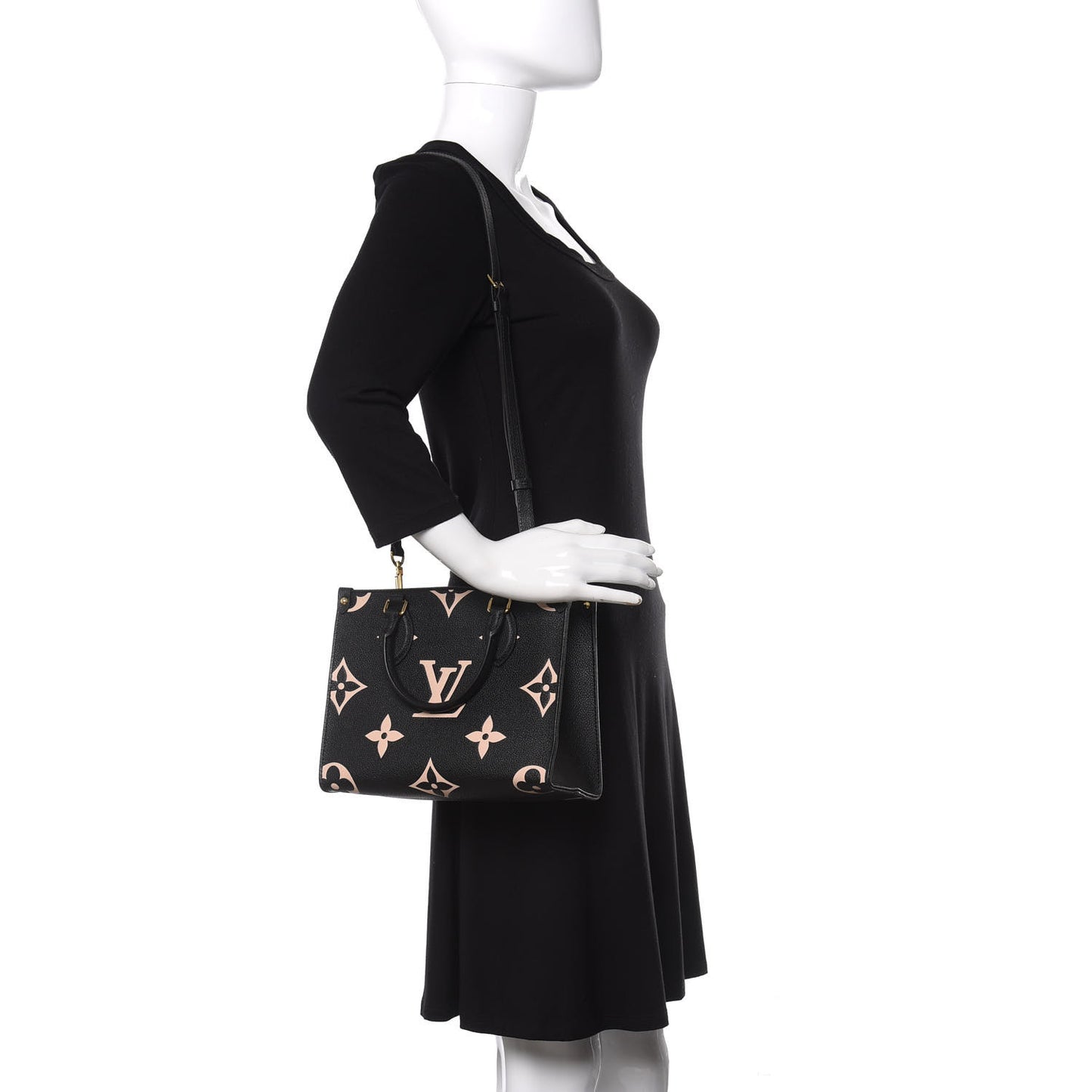 Empreinte Monogram Giant Onthego PM Black Beige