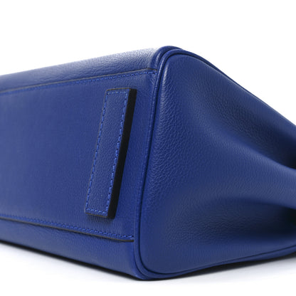 Versace Calfskin Medium La Medusa Top Handle Handbag Lapis 8 of 9