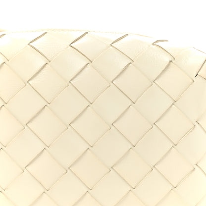 Bottega Veneta Nappa Intrecciato Metallic Knot Mini Loop Camera Bag Bone 7 of 9