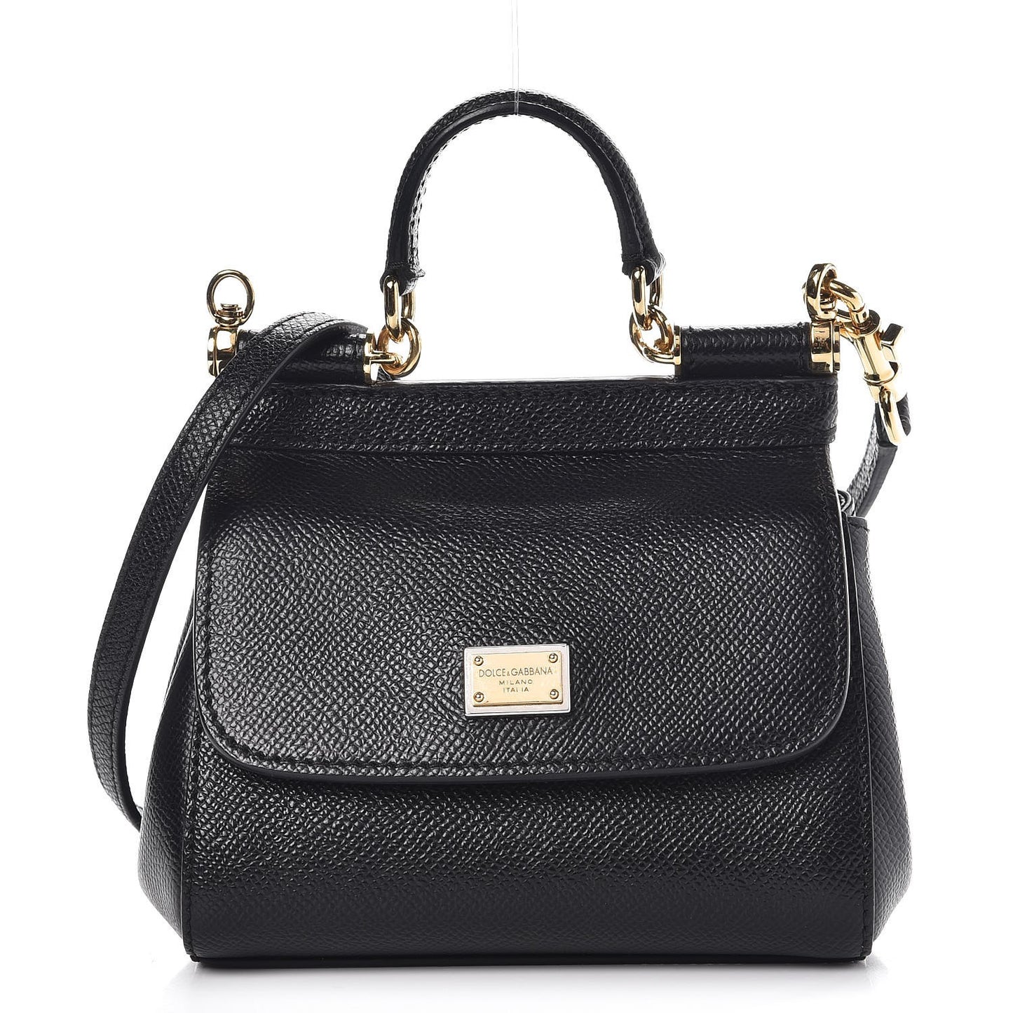 Dauphine Micro Miss Sicily Satchel Black