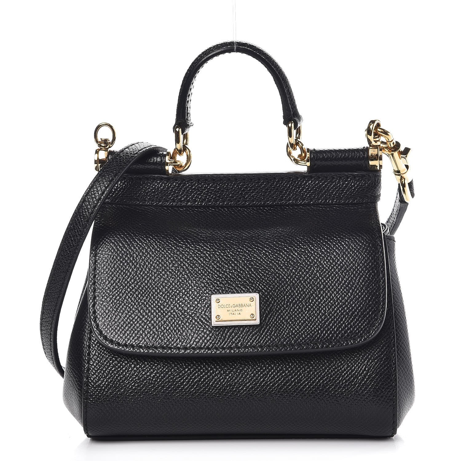 Dolce & Gabbana Dauphine Micro Miss Sicily Satchel Black 1 of 6