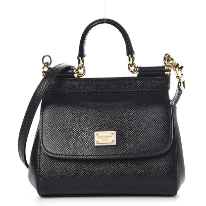 Dolce & Gabbana Dauphine Micro Miss Sicily Satchel Black 1 of 6