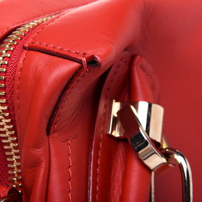 Chloe Calfskin Medium Paraty Metal Bar Trim Red 17 of 29