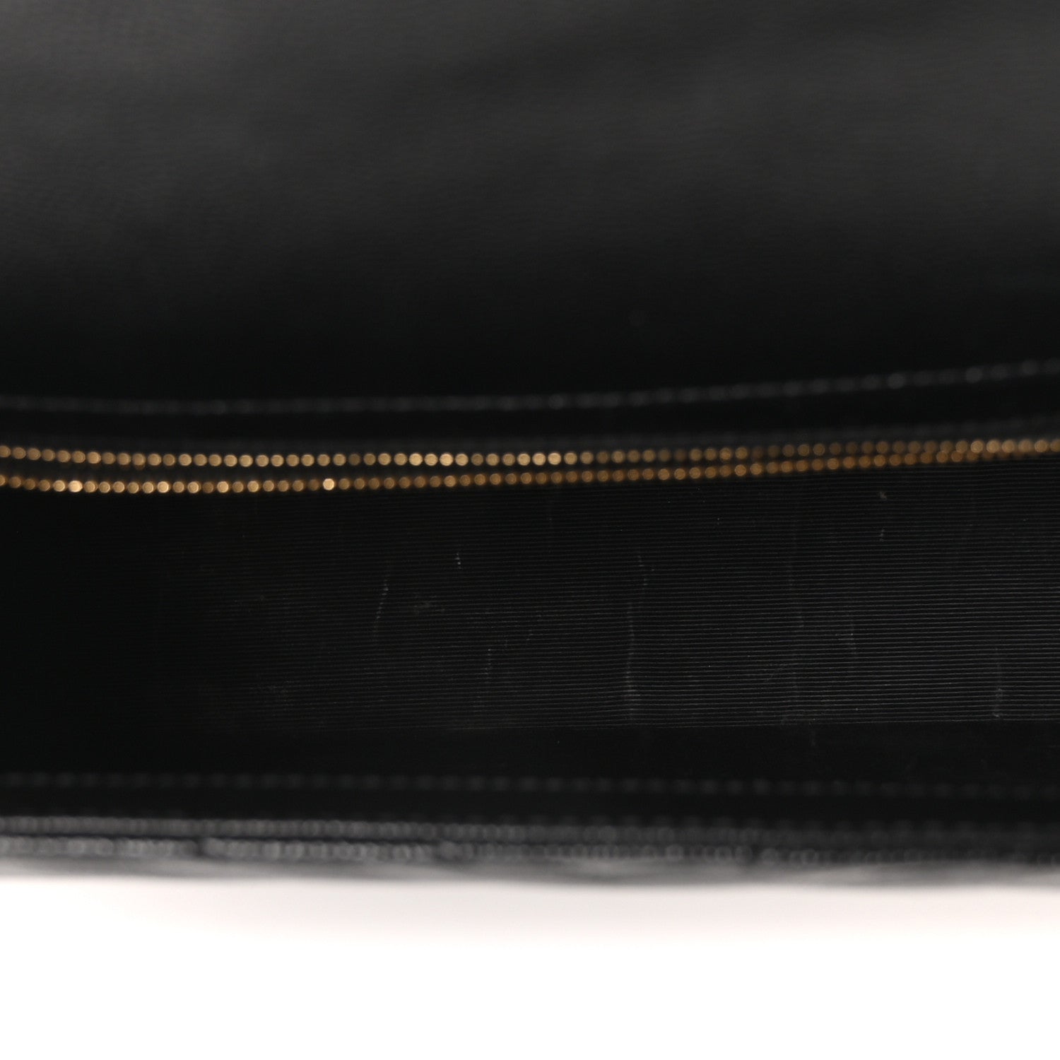 Saint Laurent Grain De Poudre Textured Mixed Matelasse Large Triquilt Monogram Satchel Black 5 of 10