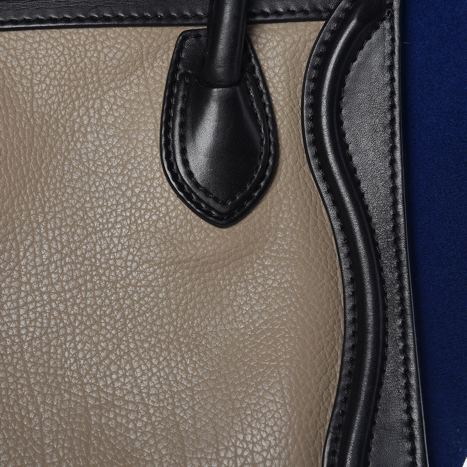 Celine Smooth Drummed Calfskin Nano Tri-Color Luggage Beige 16 of 22