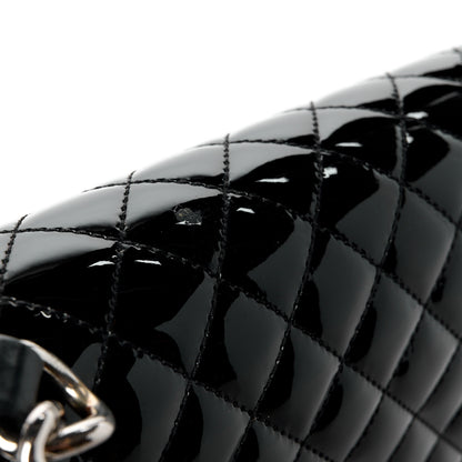 Chanel Patent Calfskin Quilted New Medium Plexiglass Boy Flap Black 11 of 12