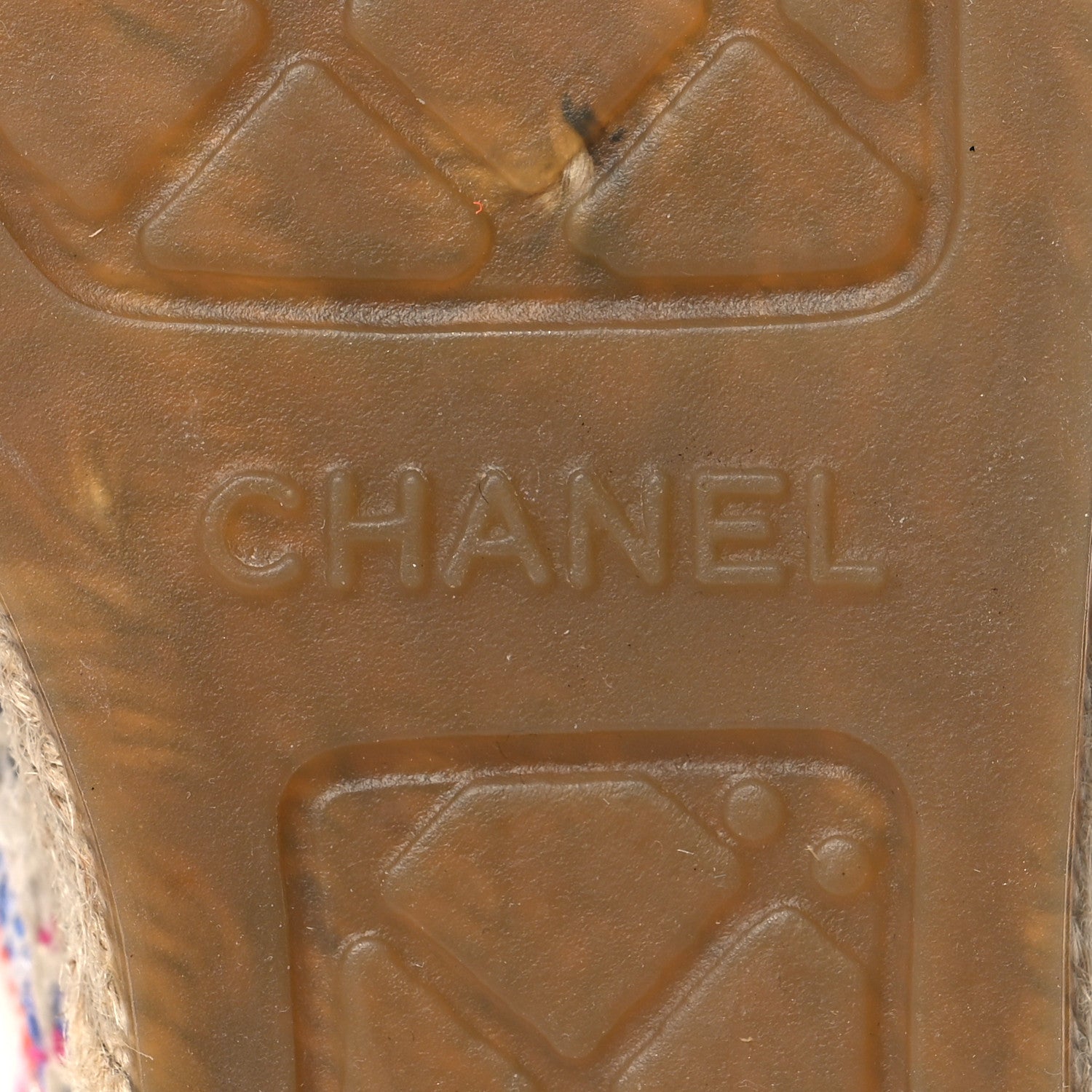 Chanel Tweed Grosgrain CC Espadrilles 36 White Blue Pink Green Black 7 of 10