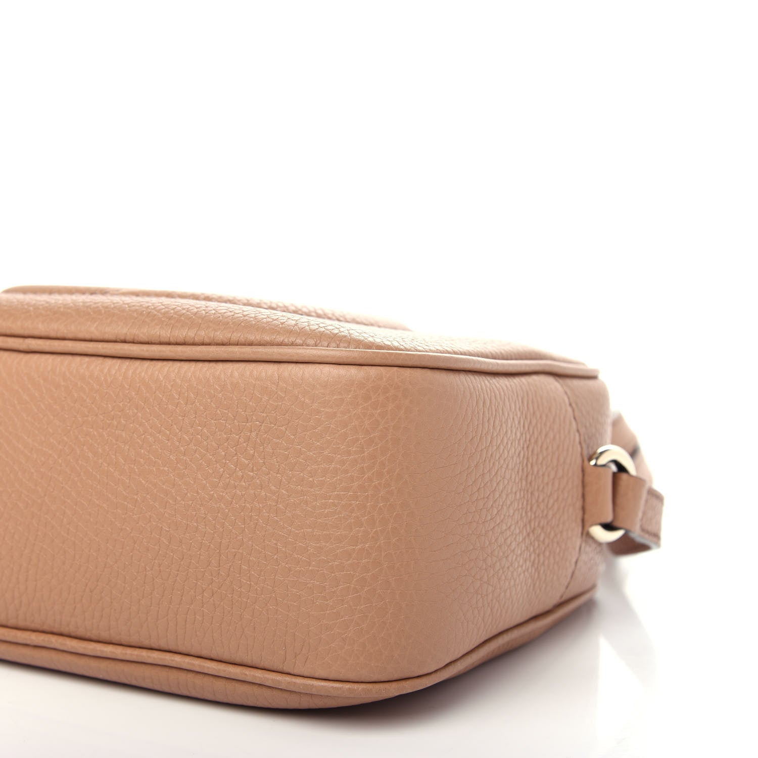 Gucci Pebbled Calfskin Small Soho Disco Bag Camelia 9 of 10