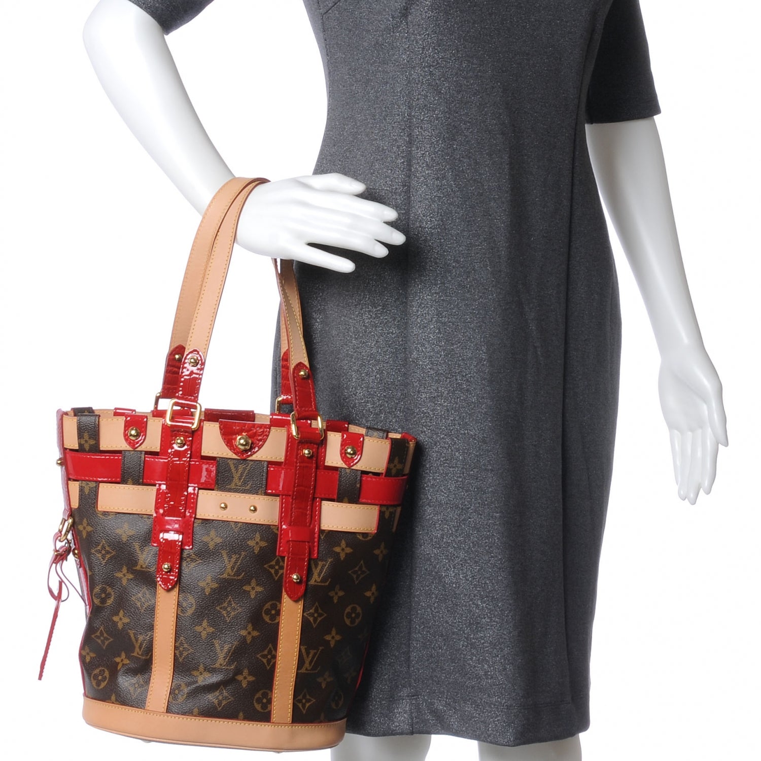 Louis Vuitton Monogram Neo Bucket Rubis 2 of 7