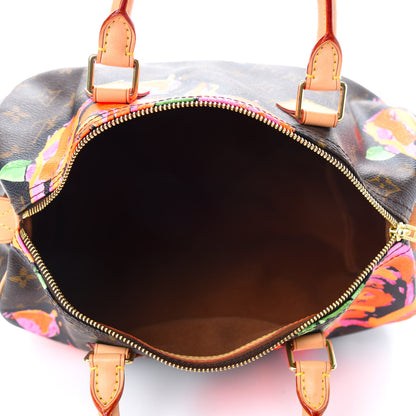Louis Vuitton Monogram Roses Speedy 30 5 of 10