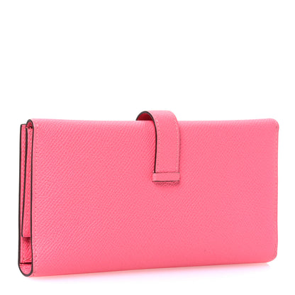 Hermes Epsom Tri-Fold Bearn Wallet Rose Azalee 3 of 8