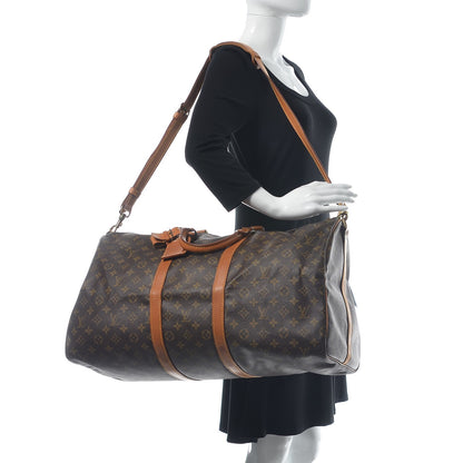 Louis Vuitton Monogram Keepall Bandouliere 55 3 of 37