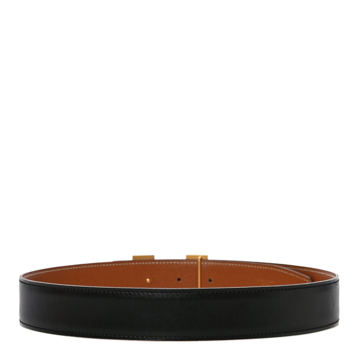 Swift Epsom 32mm H Belt 70 Black Gold