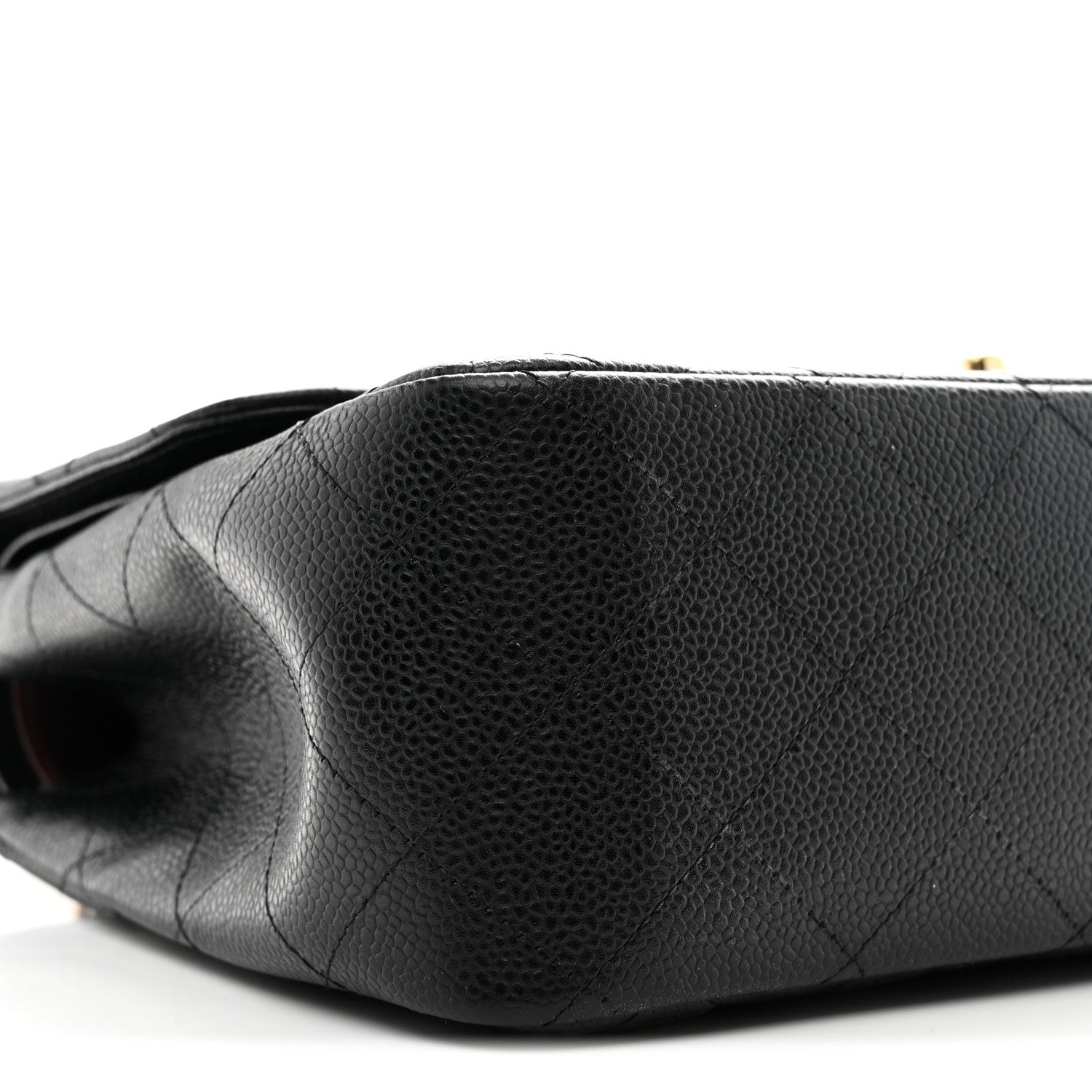 Chanel Caviar Quilted Jumbo Double Flap Black 16 of 19