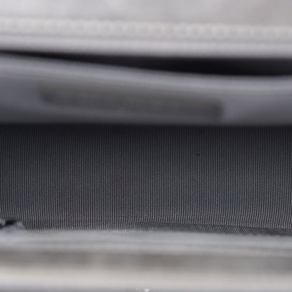 Chanel Metallic Calfskin Quilted Large Boy Flap Silver 8 of 17