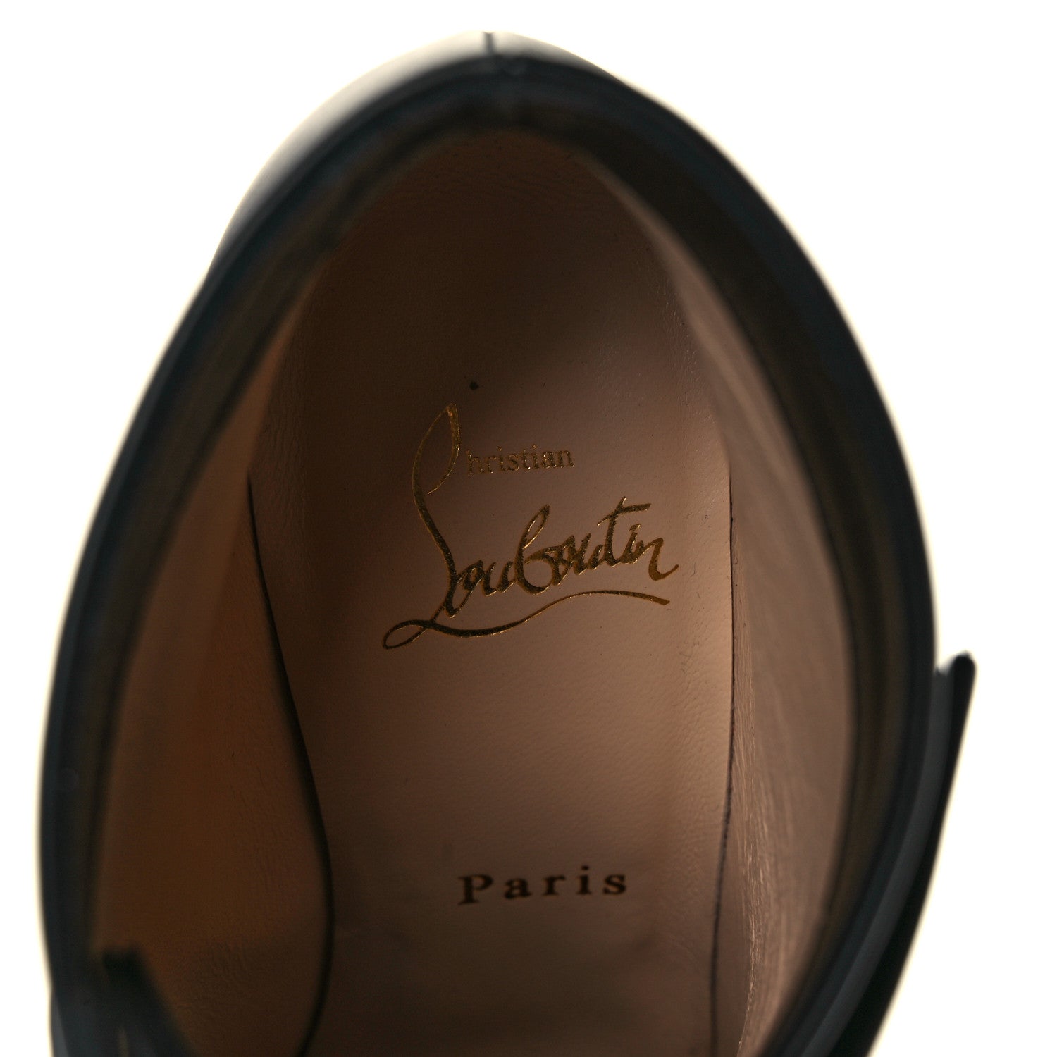 Christian Louboutin Calfskin Triniboot 100 Booties 36.5 Black 19 of 33