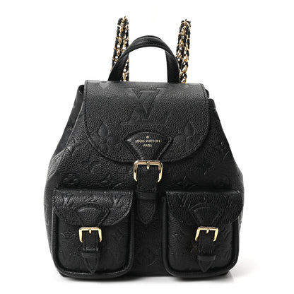 Louis Vuitton Empreinte Monogram Backup Backpack Black 1 of 9