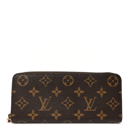 Louis Vuitton Monogram Clemence Wallet Fuchsia 1 of 8