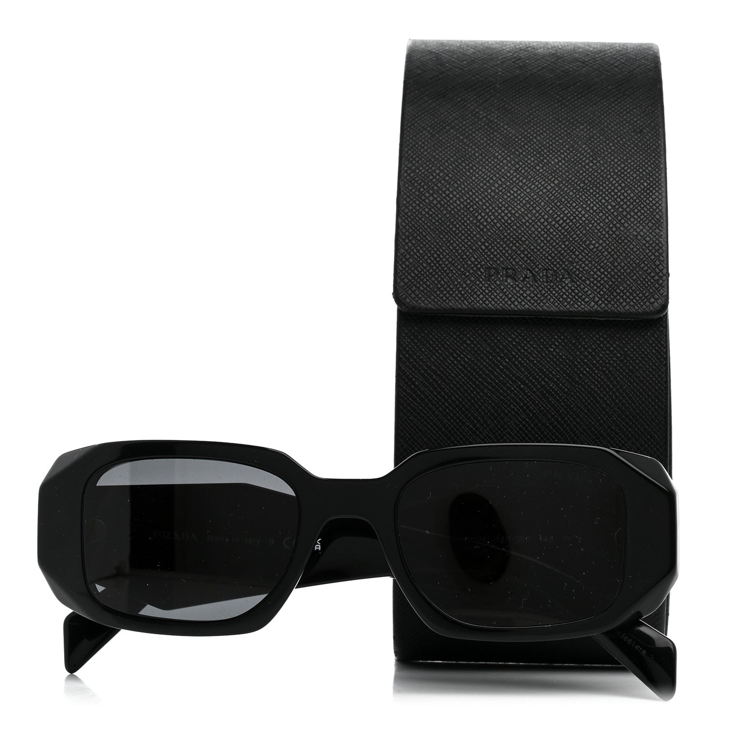 Acetate Symbole Sunglasses SPR 17W Black