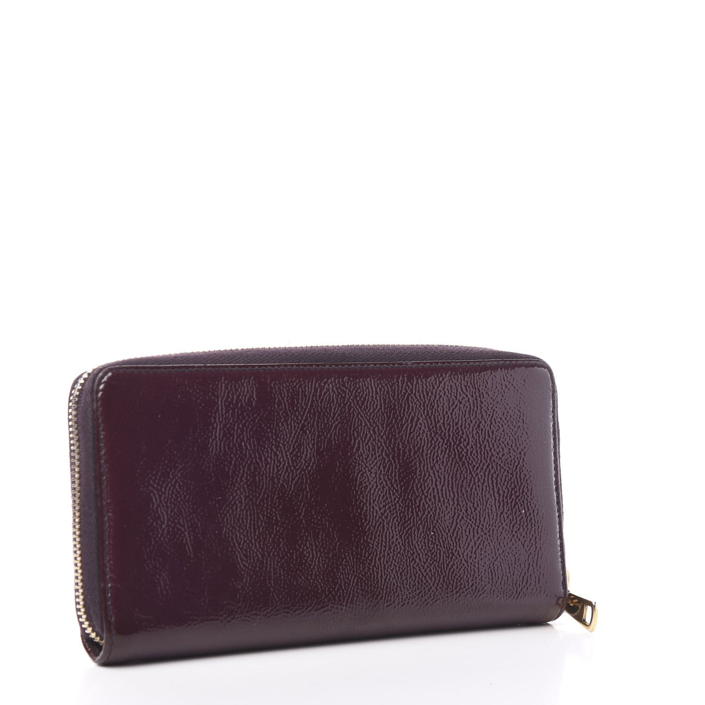 Patent Y Mail Zip Around Wallet Purple