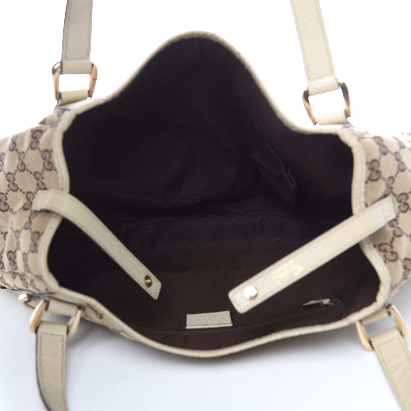 Monogram Medium Abbey Shoulder Bag Off White