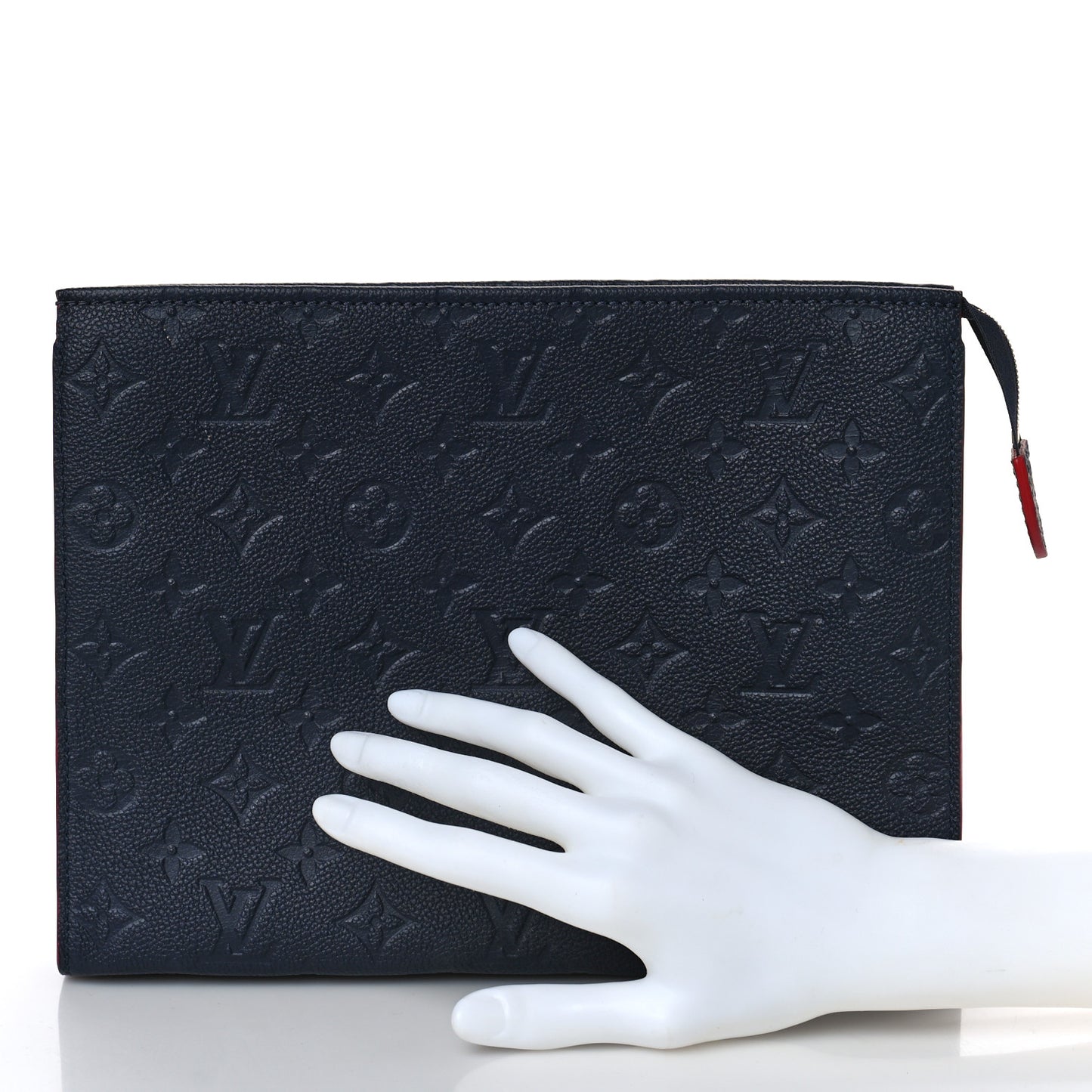 Empreinte Monogram Toiletry Pouch 26 Marine Rouge