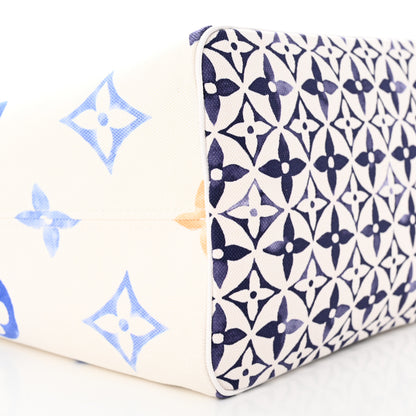 Louis Vuitton Monogram Canvas By The Pool Monaco 2.0 Neverfull GM Set Blue 9 of 11
