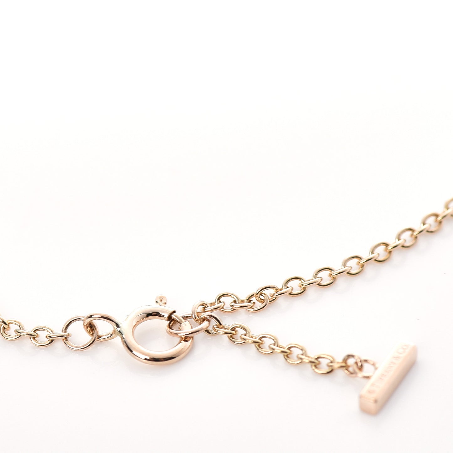18K Rose Gold T Smile Bracelet