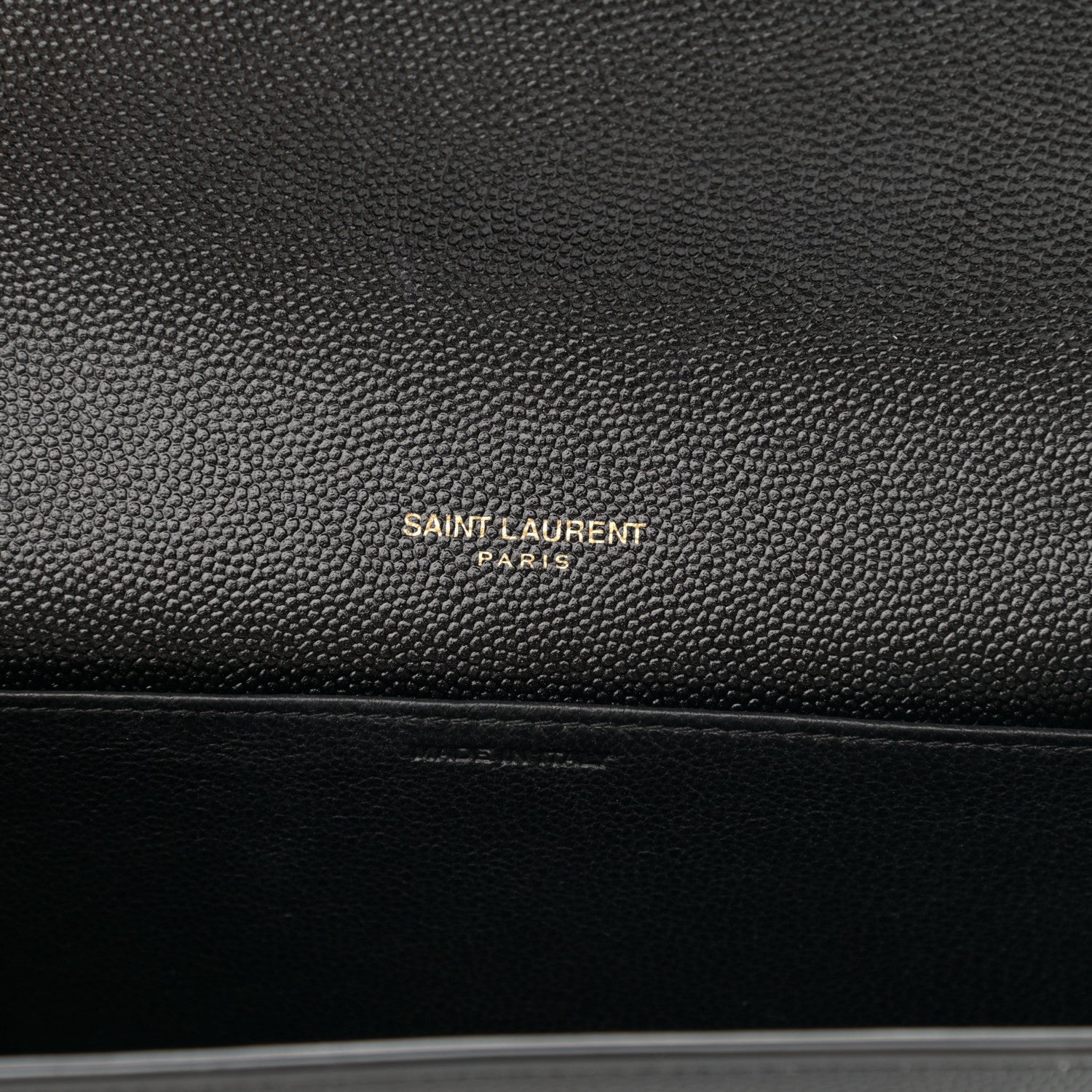 Saint Laurent Grain De Poudre Uptown Chain Wallet Black 8 of 14