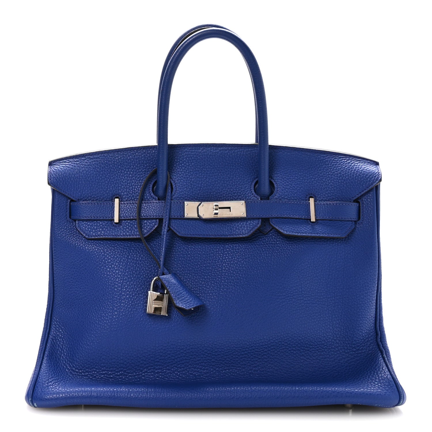 Hermes Togo BIRKIN 35 Bleu France 1 of 10