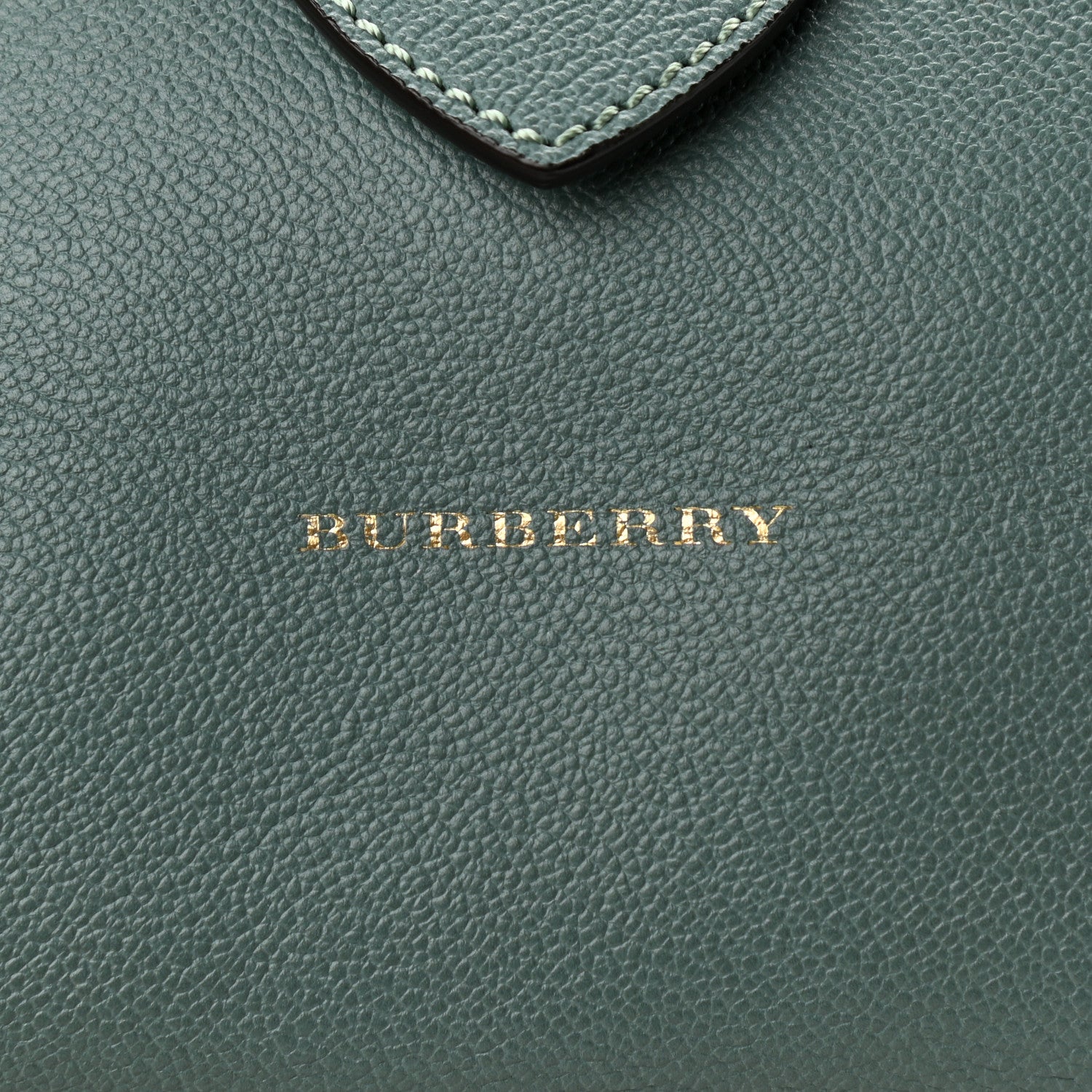 Burberry Soft Grain Calfskin Medium Buckle Tote Celadon Blue 7 of 10