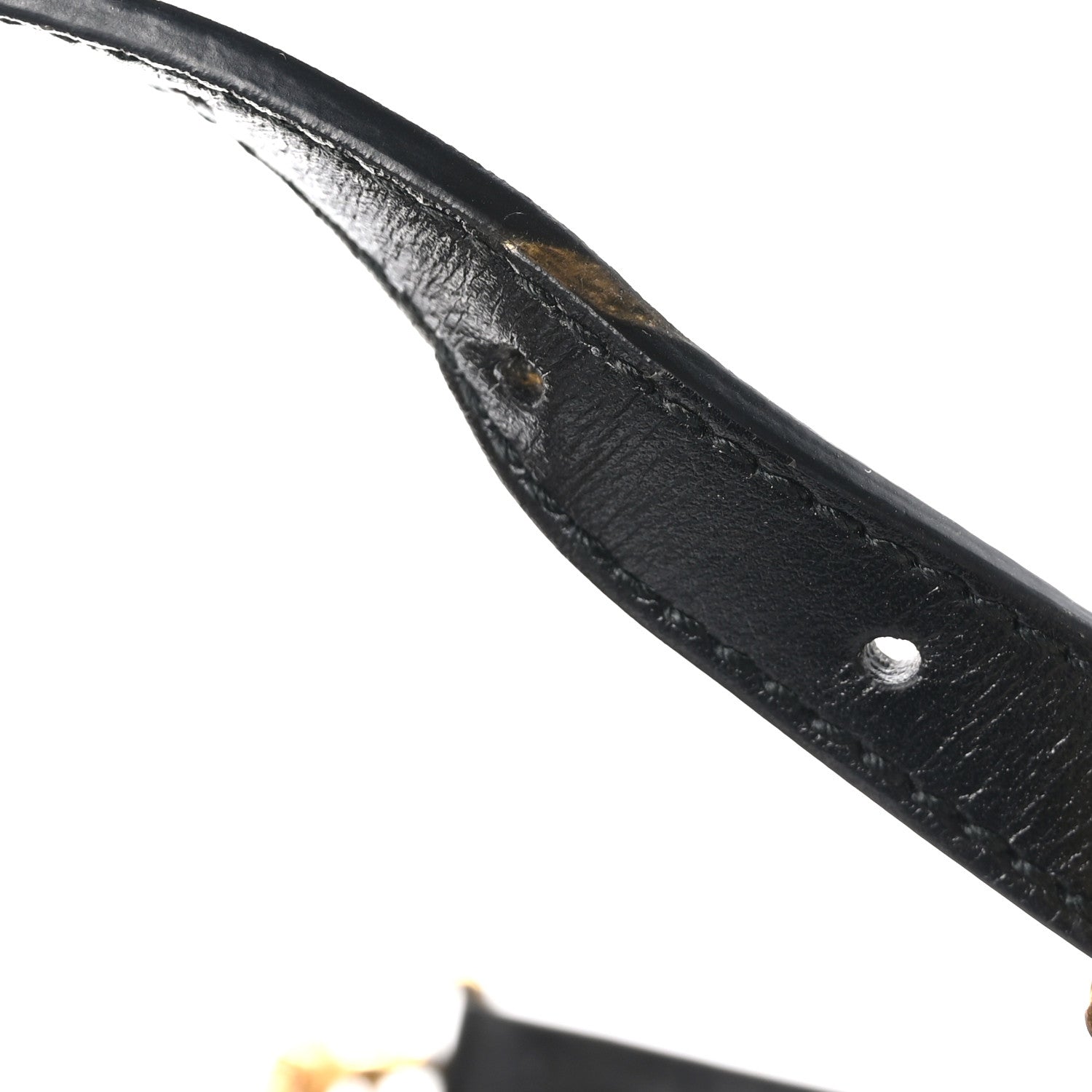 Gucci Boarded Plutone Calfskin Horsebit 1955 Top Handle Bag Black 11 of 11