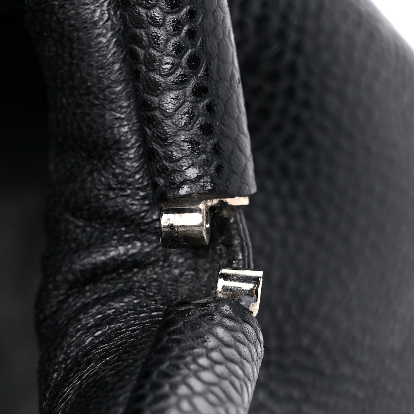 Caviar Quilted Timeless Clutch Black