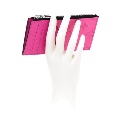 Louis Vuitton Taigarama Coin Card Holder Fuchsia 2 of 6