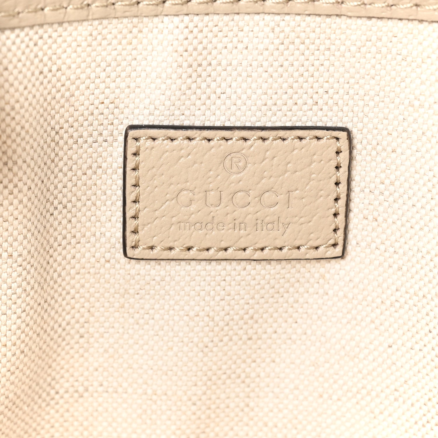Gucci GG Supreme Monogram Textured Dollar Calfskin Small Ophidia Shoulder Tote Bag Beige Mystic White Oatmeal 7 of 10