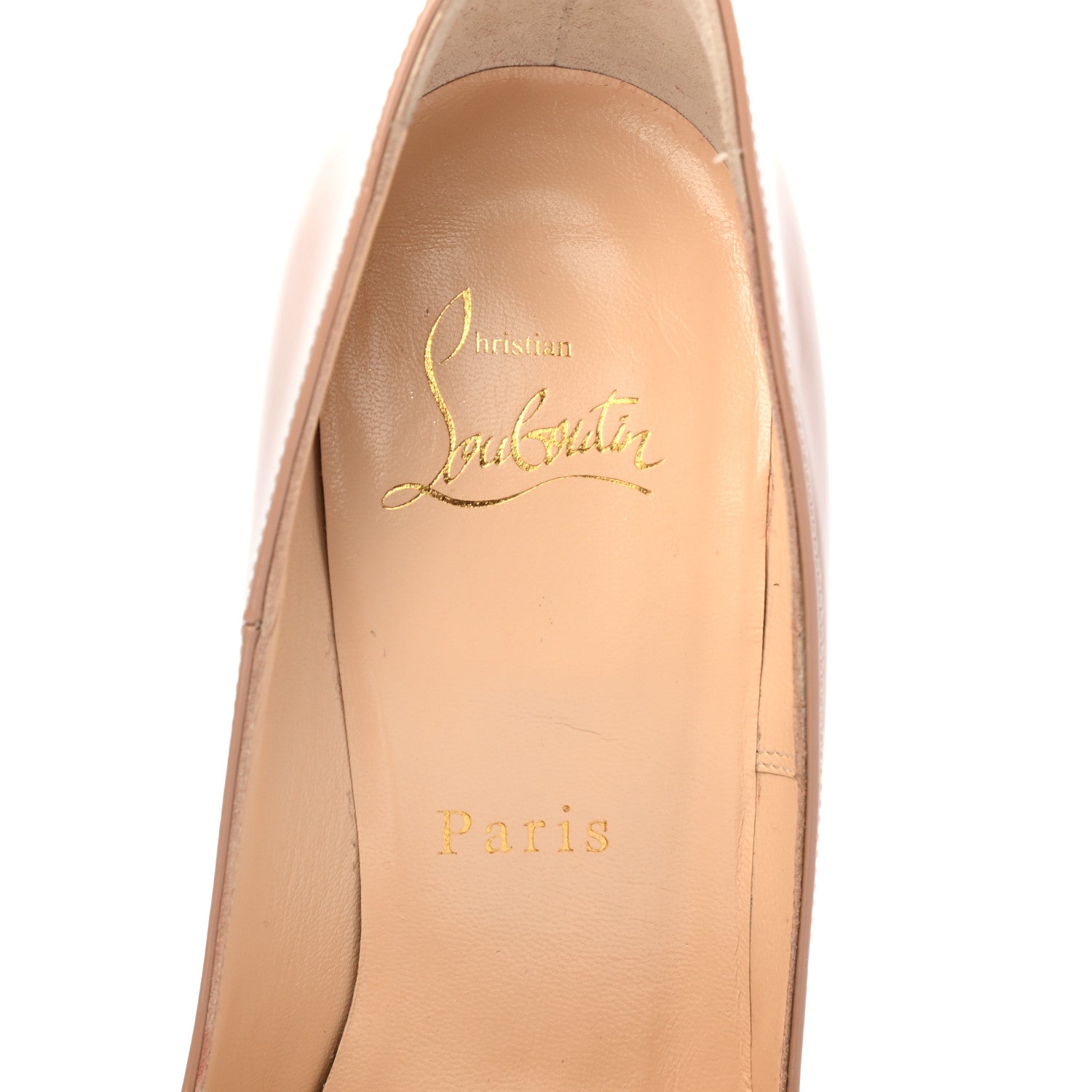 Christian Louboutin Patent So Kate 120 Pumps 36 Nude 7 of 7