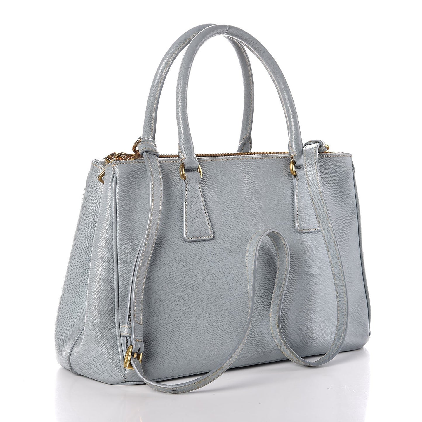 Saffiano Medium Galleria Double Zip Tote Astrale