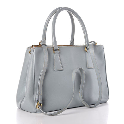 Prada Saffiano Medium Galleria Double Zip Tote Astrale 4 of 13