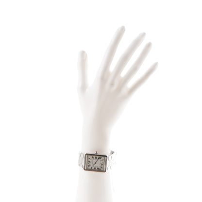 Cartier Stainless Steel 27mm Tank Solo Quartz Watch 2 of 8