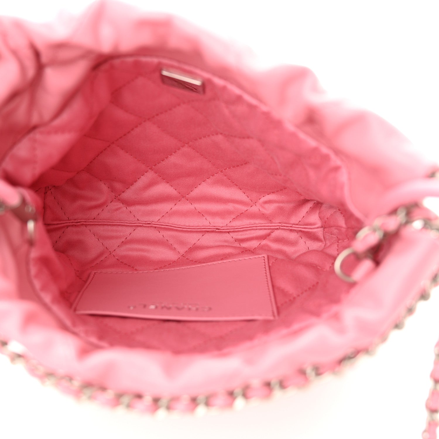 Chanel Shiny Calfskin Quilted Mini Chanel 22 Pink 5 of 10