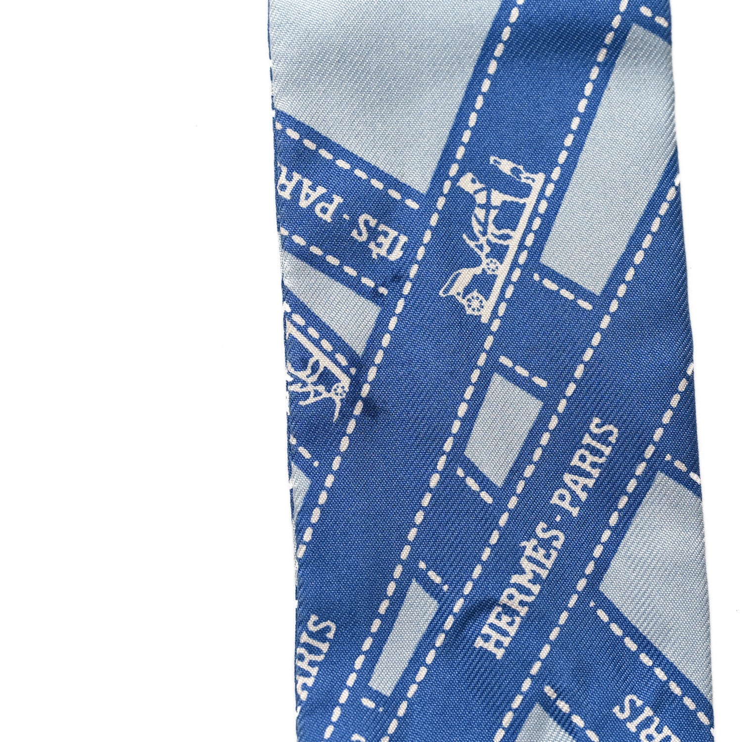 Hermes Silk Bolduc Twilly Bleu 6 of 6
