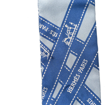 Hermes Silk Bolduc Twilly Bleu 6 of 6