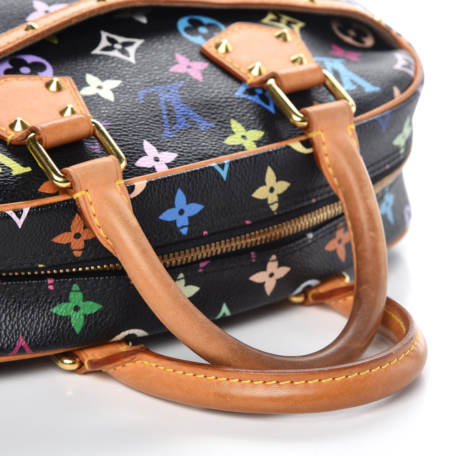 Louis Vuitton Monogram Multicolor Trouville Black 8 of 10