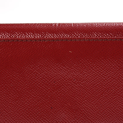 Burberry Patent Heritage Grain Penrose Continental Wallet Alizarin Crimson 4 of 10