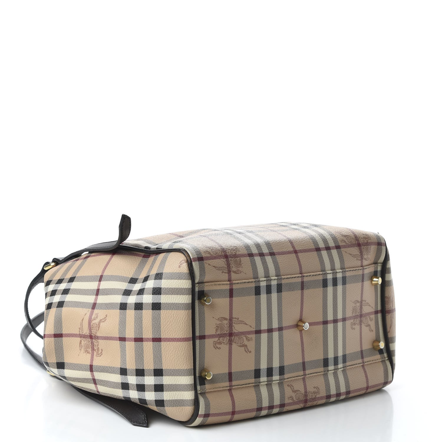 Burberry Haymarket Check Small Canterbury Tote Black 4 of 10